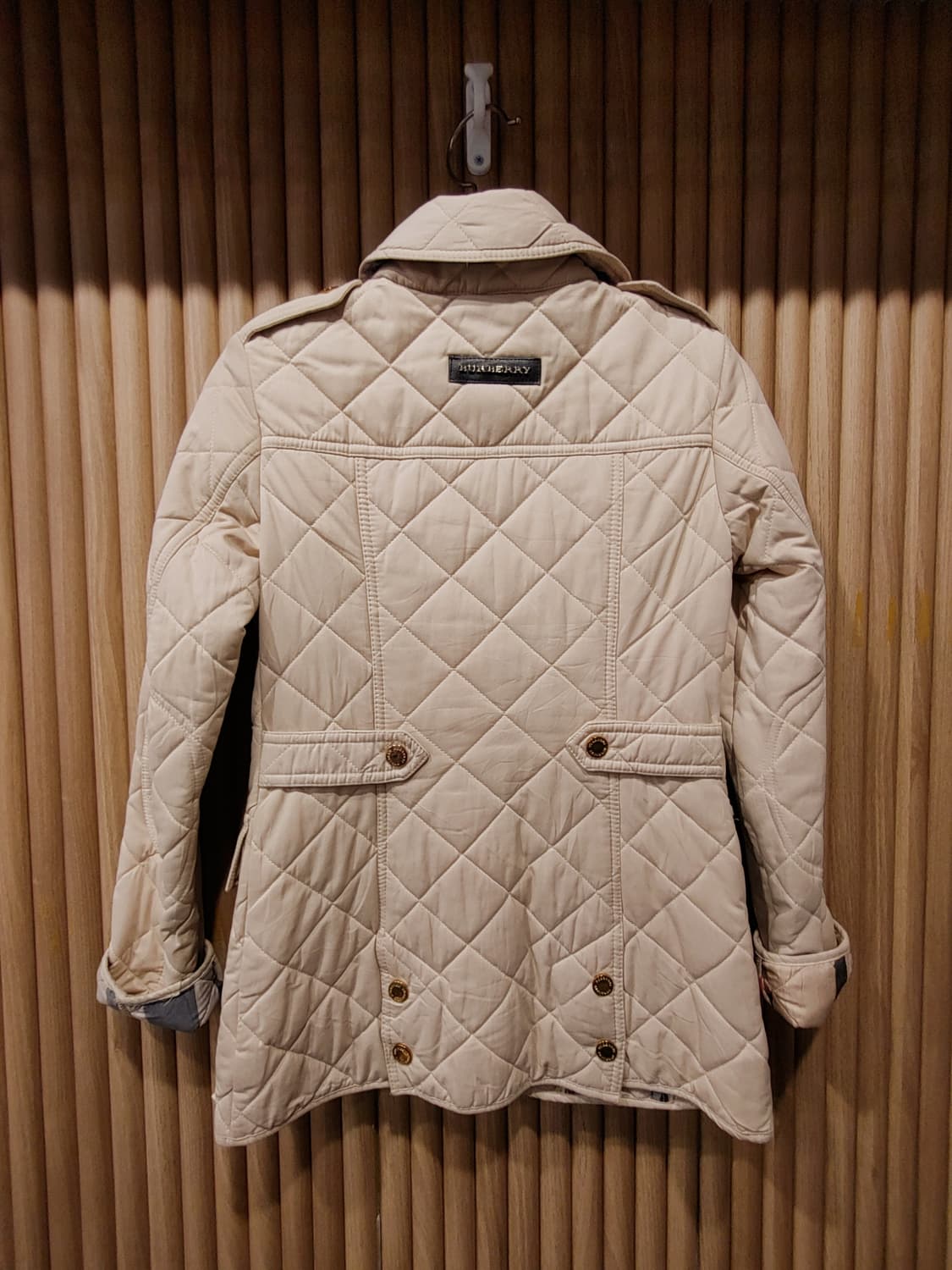무배) 영국발 버버리 퀼팅자켓 XS-S 상품이미지2