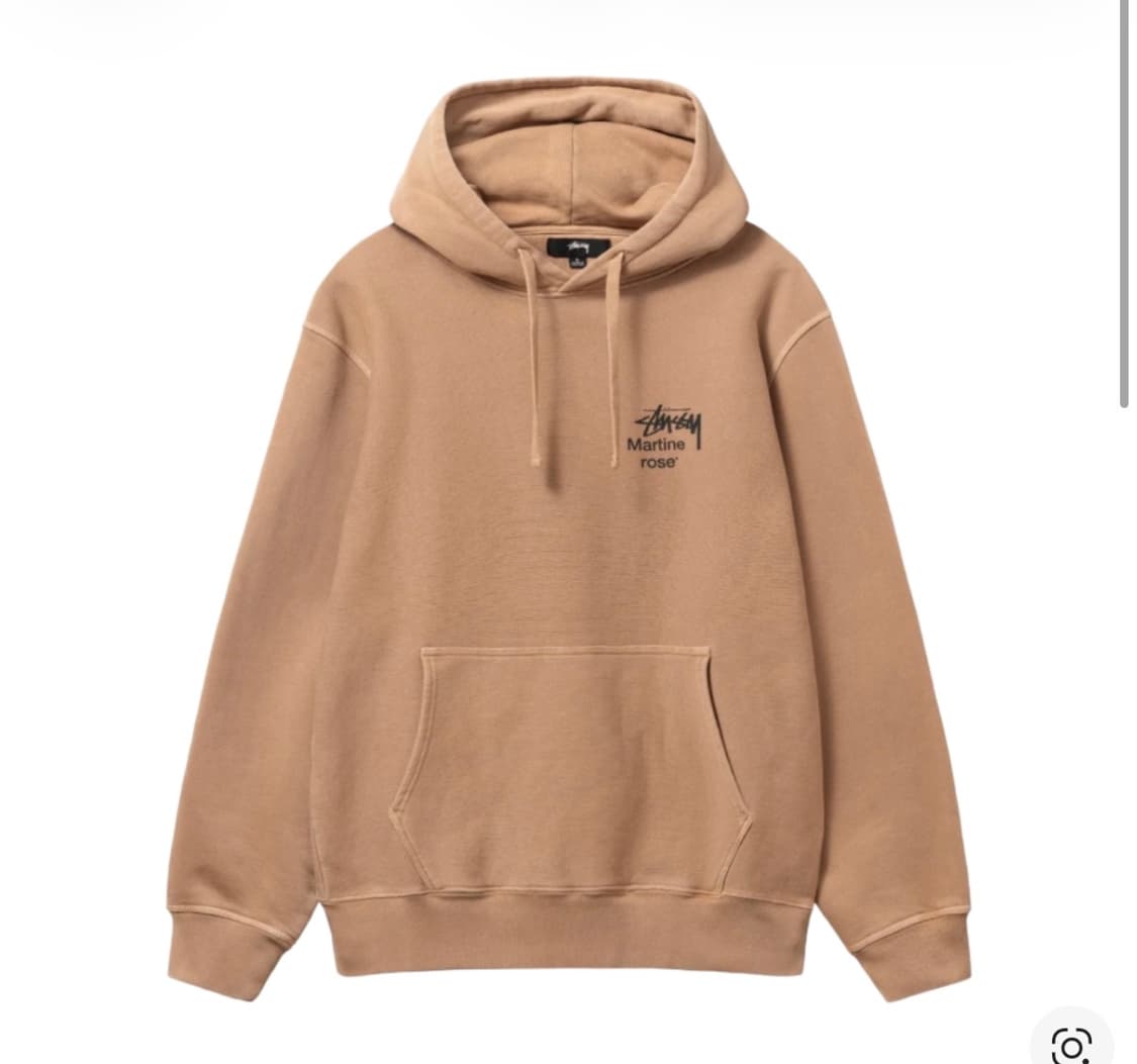 스투시 x 마틴 로즈 콜라주 피그먼트 다이드 후드 모카(xl) 상품이미지1