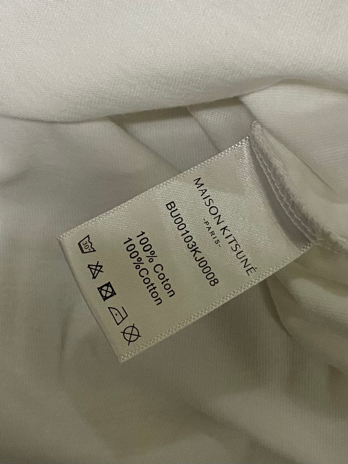 메종키츠네 정품 반팔티 90 사이즈 상품이미지4