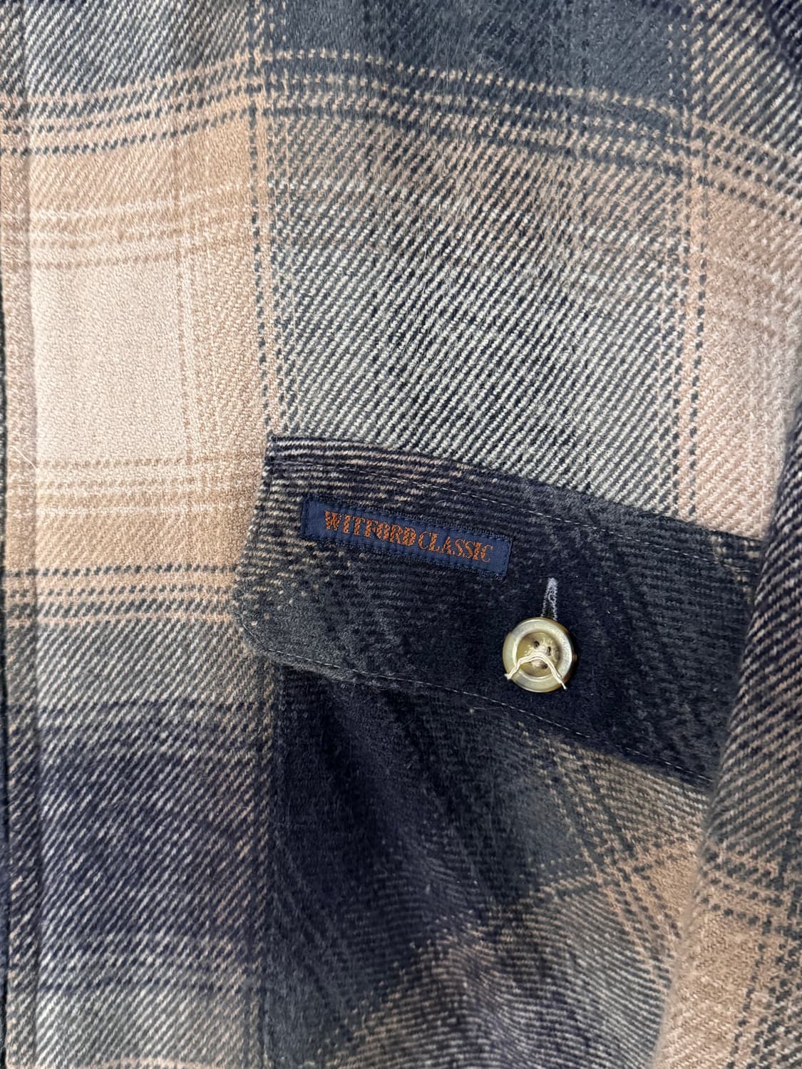 WITFORD Classic 체크 플란넬 집업 셔츠  상품이미지6