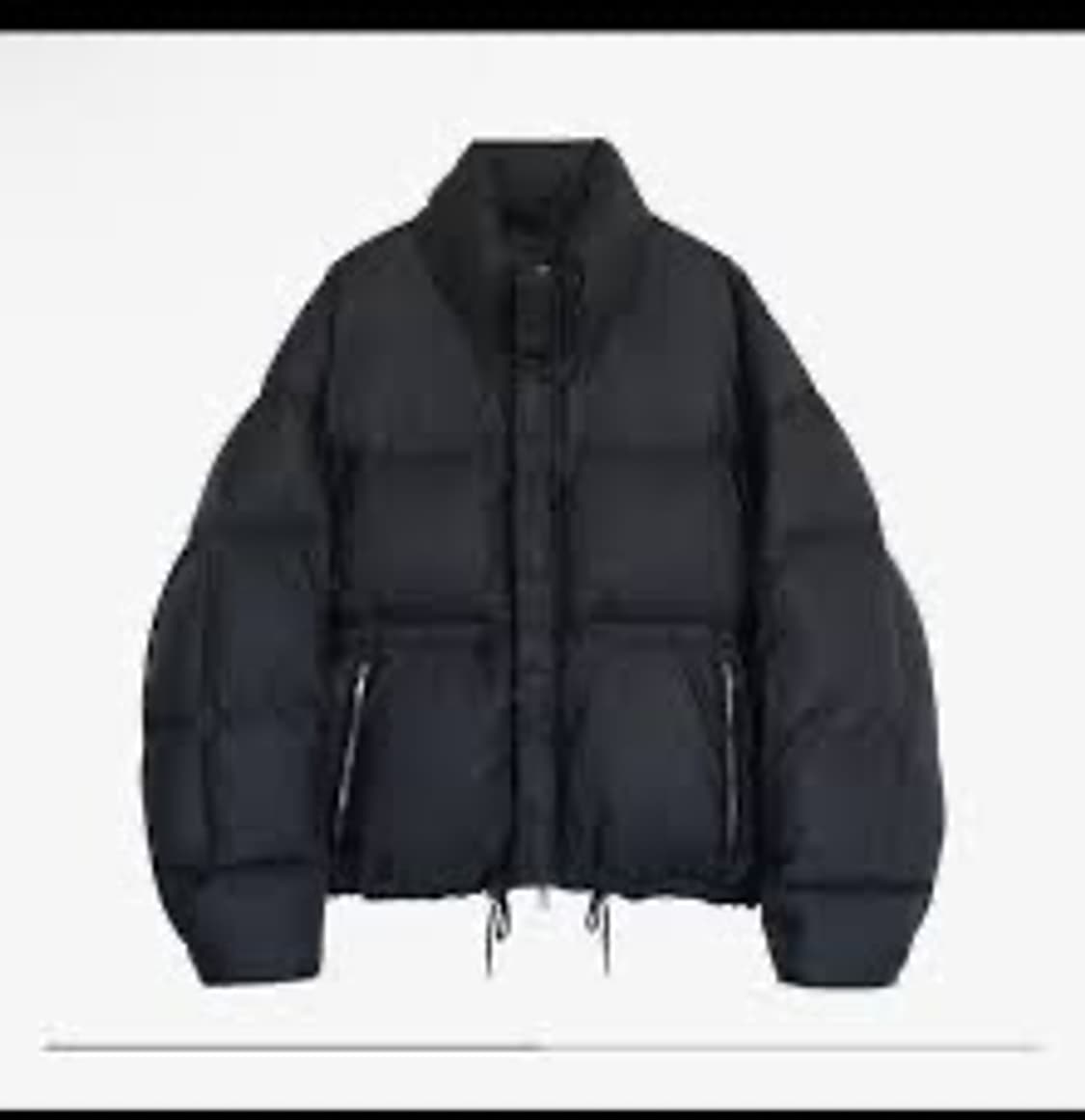 폴리테루4 벨크로 패딩  블랙 상품이미지1