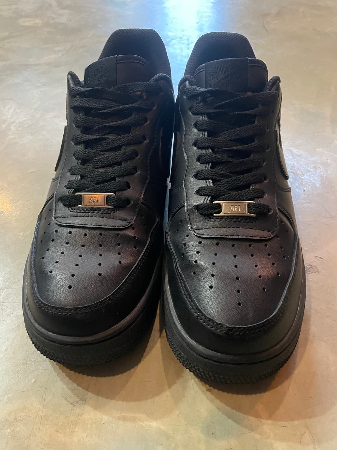 나이키 에어포스1 블랙 280 상품이미지2