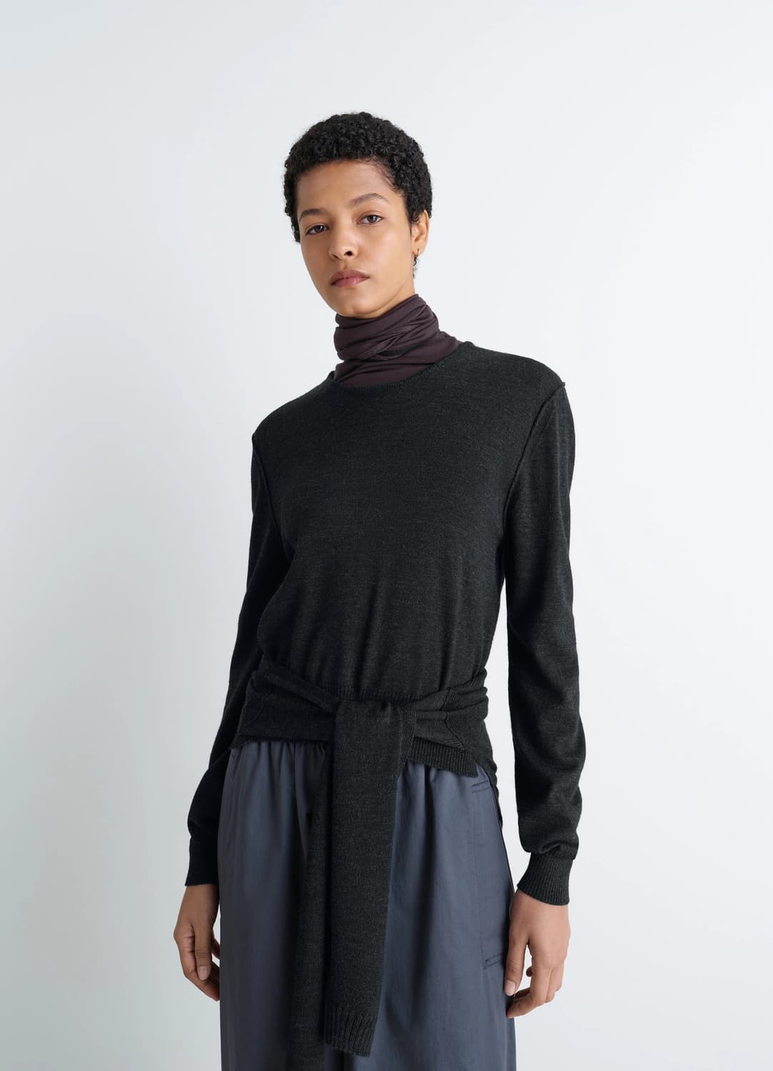 [XS,S,M]르메르 25fw 트롱프 뢰유 크루넥 니트/앤트러 사이트 상품이미지1