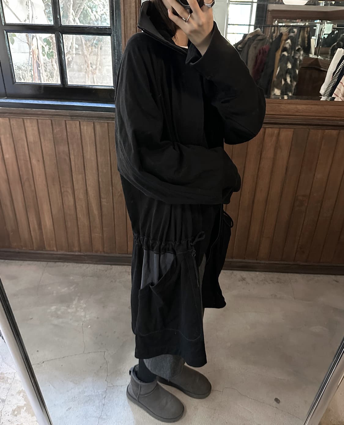 Y-3 high neck long zip-up 상품이미지4