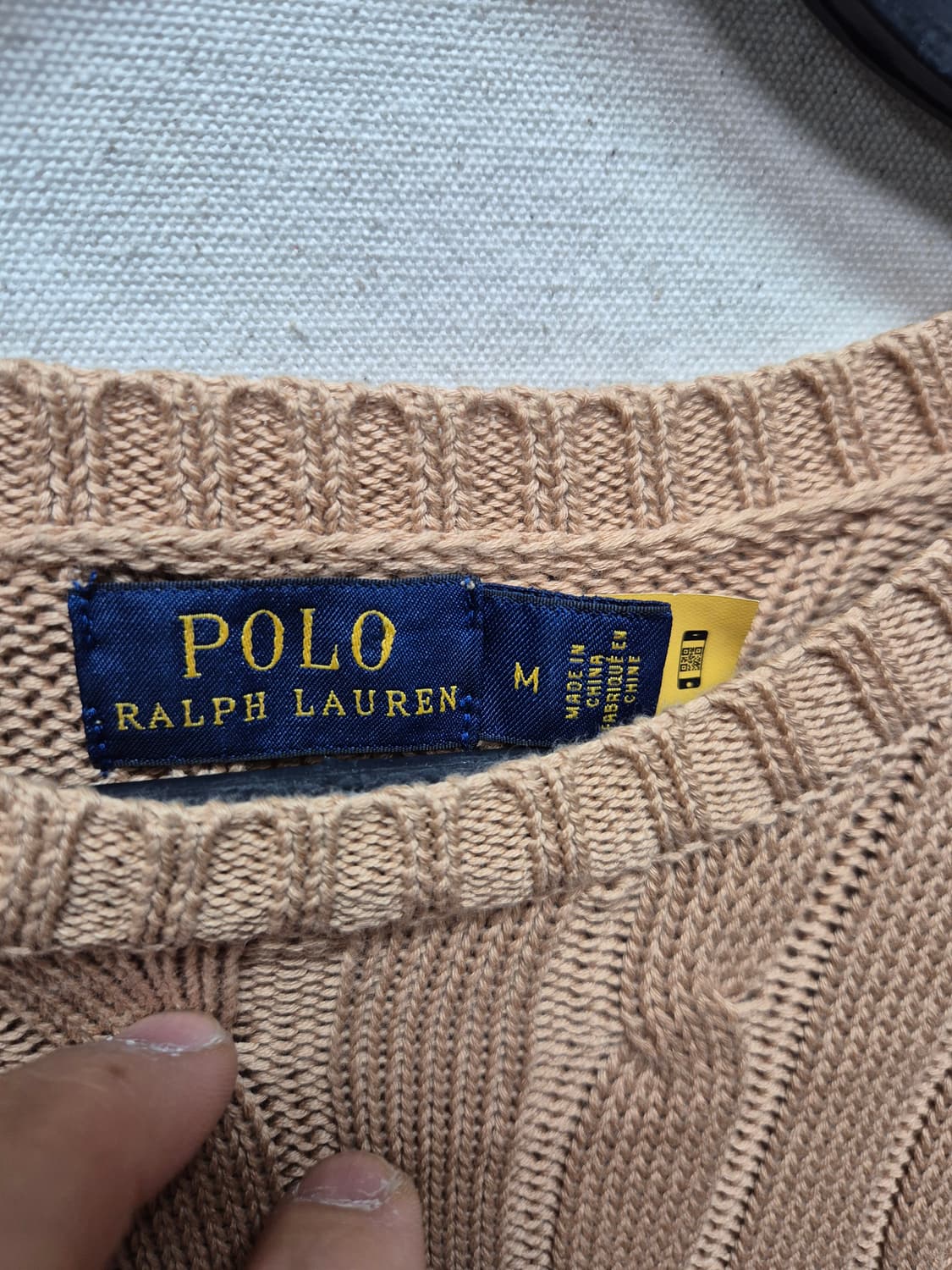 폴로 케이블 니트 상품이미지2