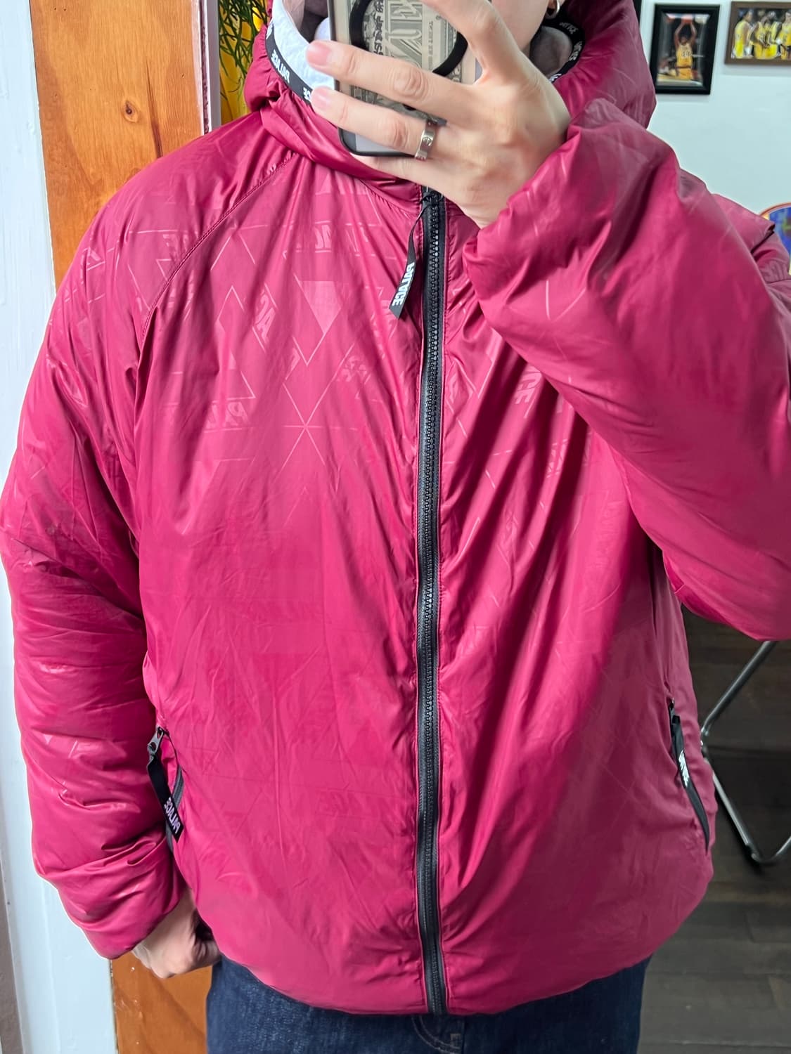 팔라스 리버시블 경량 패딩 상품이미지9