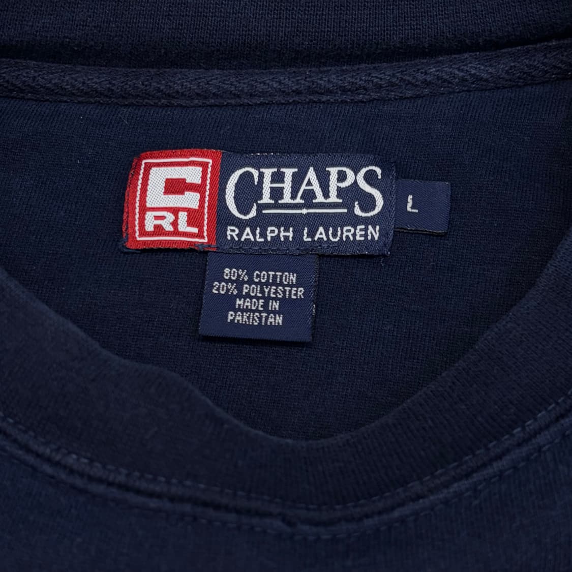 레어 90s 미국 빈티지 챕스 랄프로렌 빅로고 맨투맨 상품이미지4