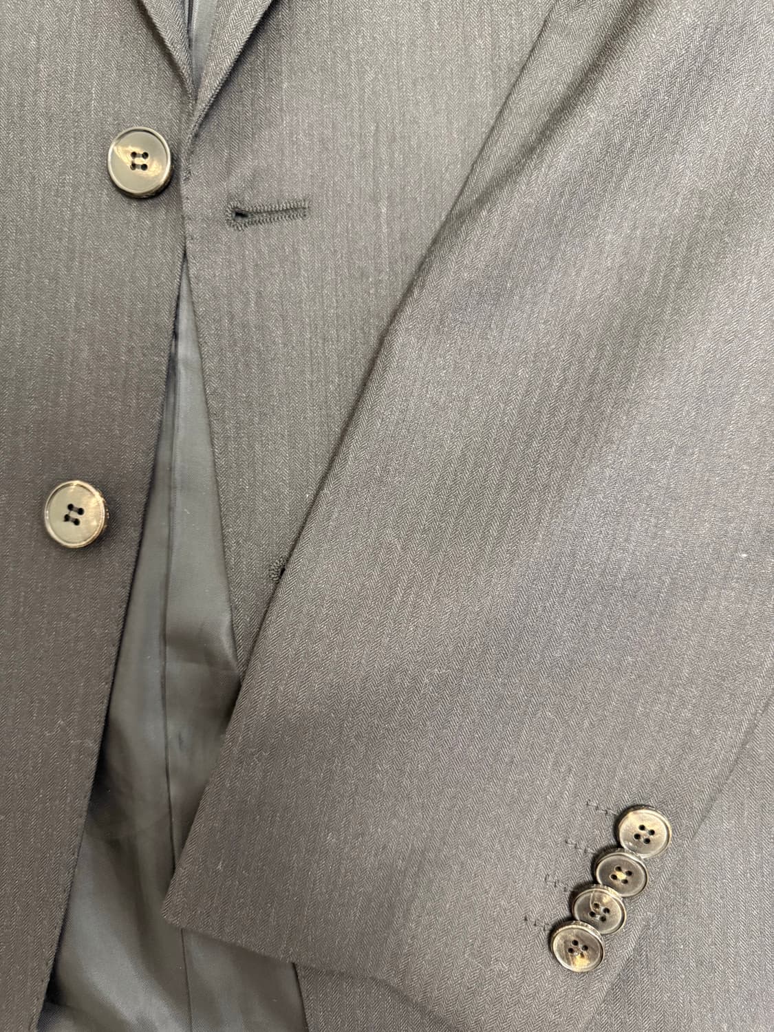 DKNY Wool 수트 세트 블랙 상품이미지5