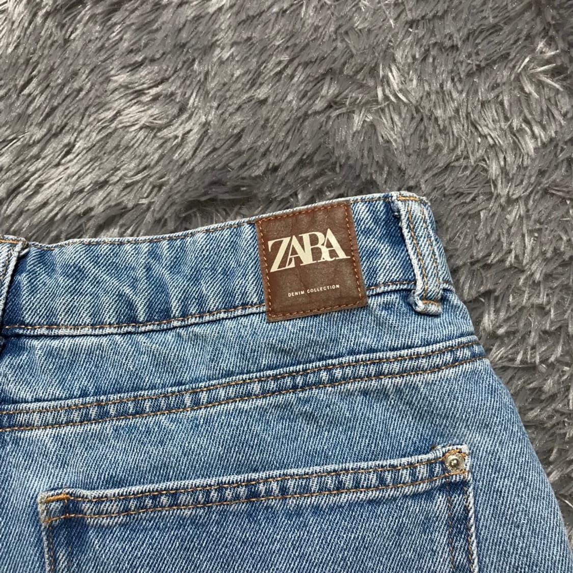 [[여성 S(26), A급] 자라(ZARA) 데님 치마 바지p260 상품이미지5