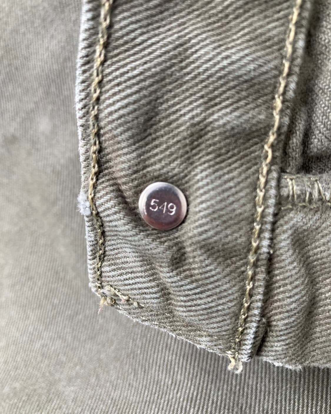 90s Levi's Silvertab Jeans (olive green) 상품이미지7