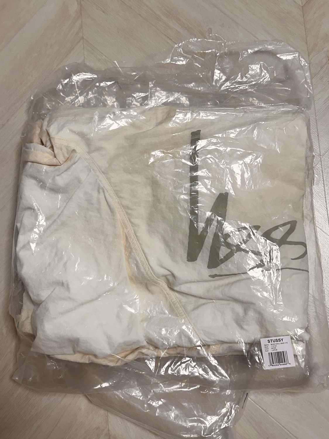 스투시 웨이브 다이 비치쉘 자켓 바람막이L 새상품 상품이미지3