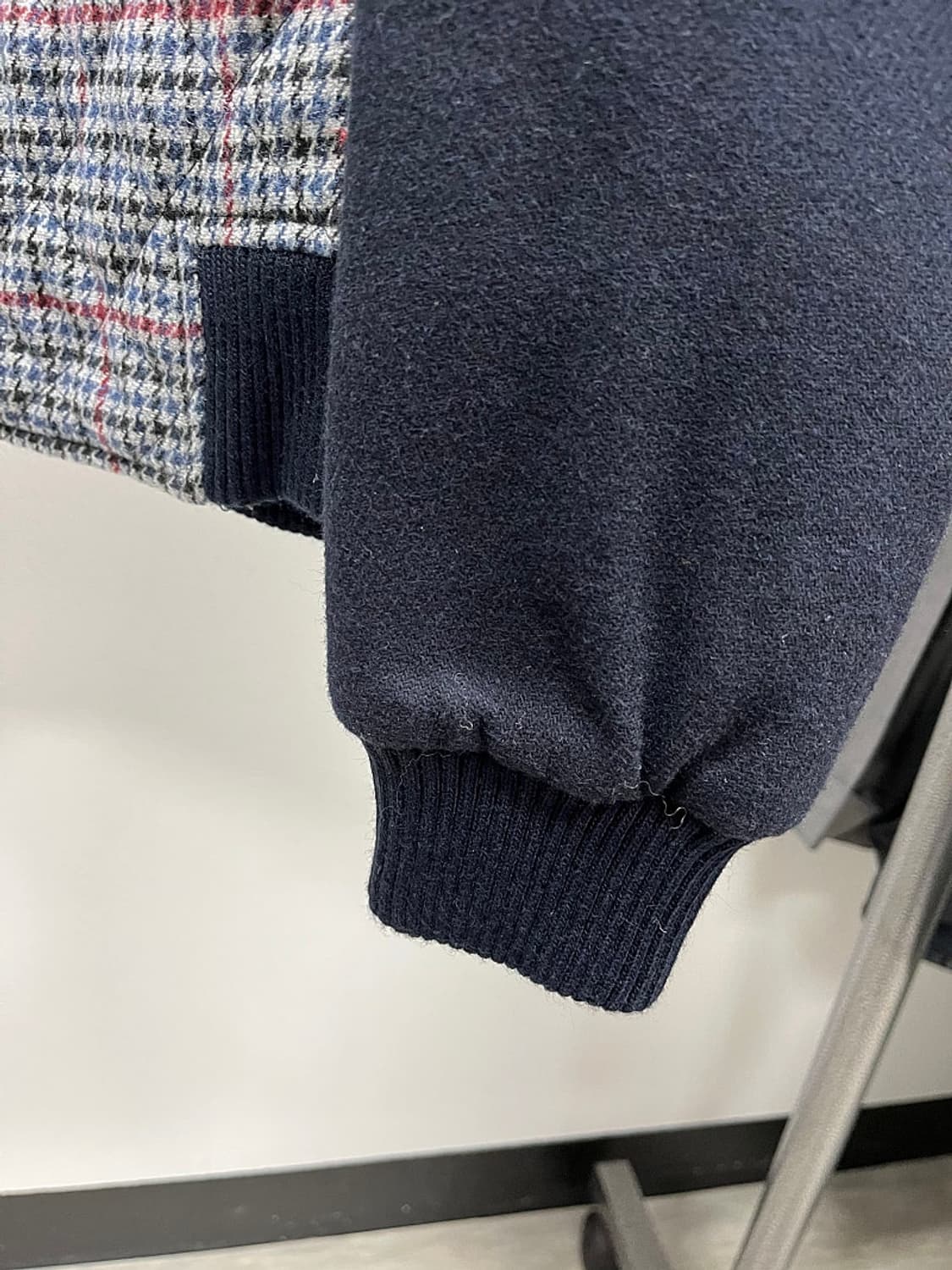 105) 비오비 이태리 누빔 블루종  상품이미지4