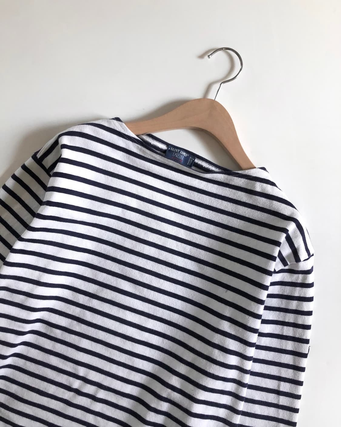 SaintJames 세인트제임스 네이비 스트라이프 롱슬리브  상품이미지4