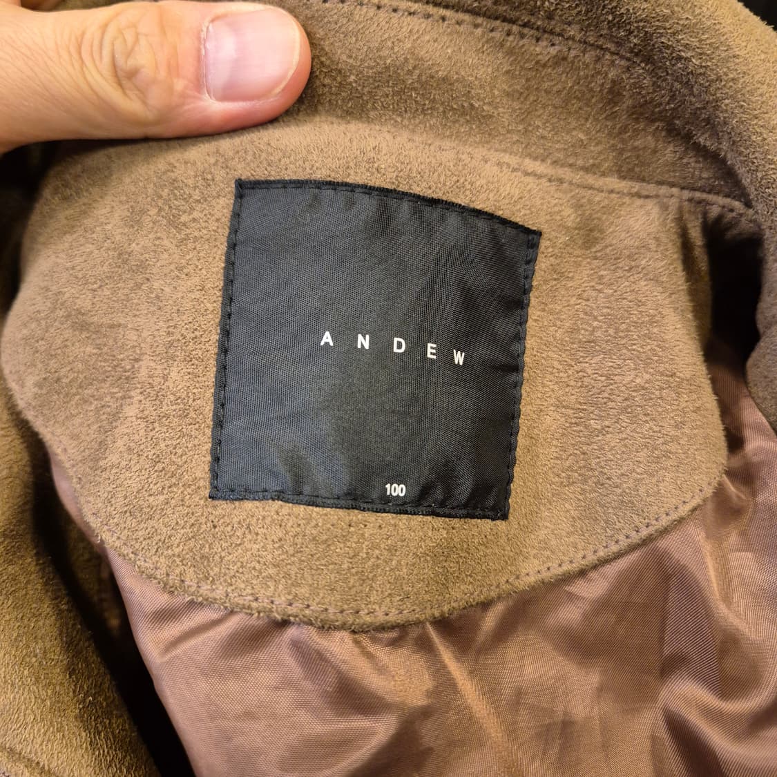 100 브라운 스웨이드자켓  상품이미지3