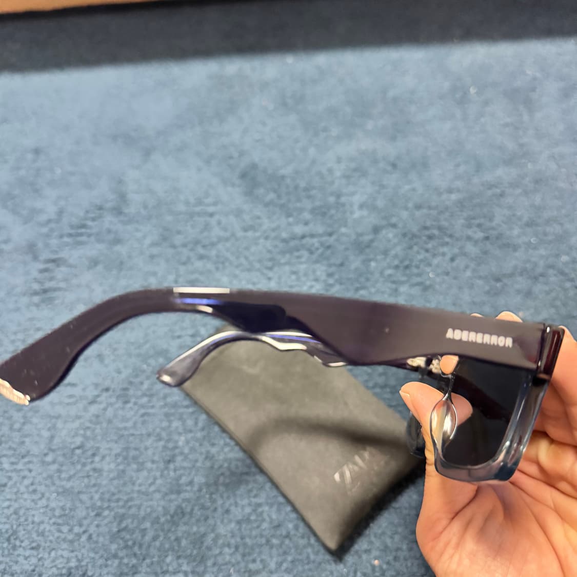 자라 아더에러 블루 뿔테 선글라스 상품이미지5