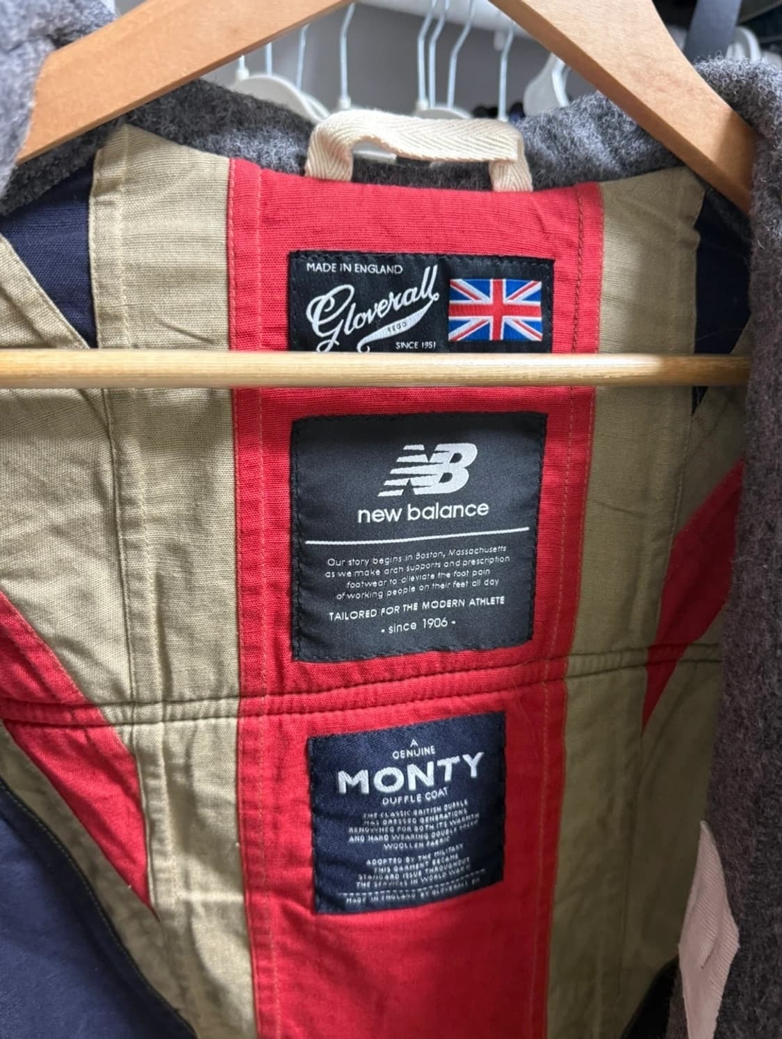 초희귀) 뉴발란스 x 글로버올 숏몬티 더플코트 상품이미지4