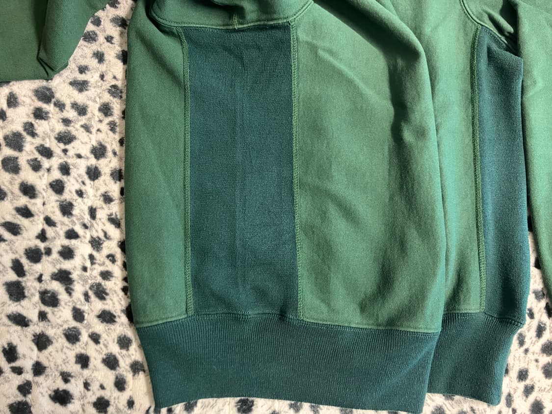 빈티지 USA 80-90sMT스포캔니팅밀스 리버스위브 그린 스웻셔츠 L 상품이미지5