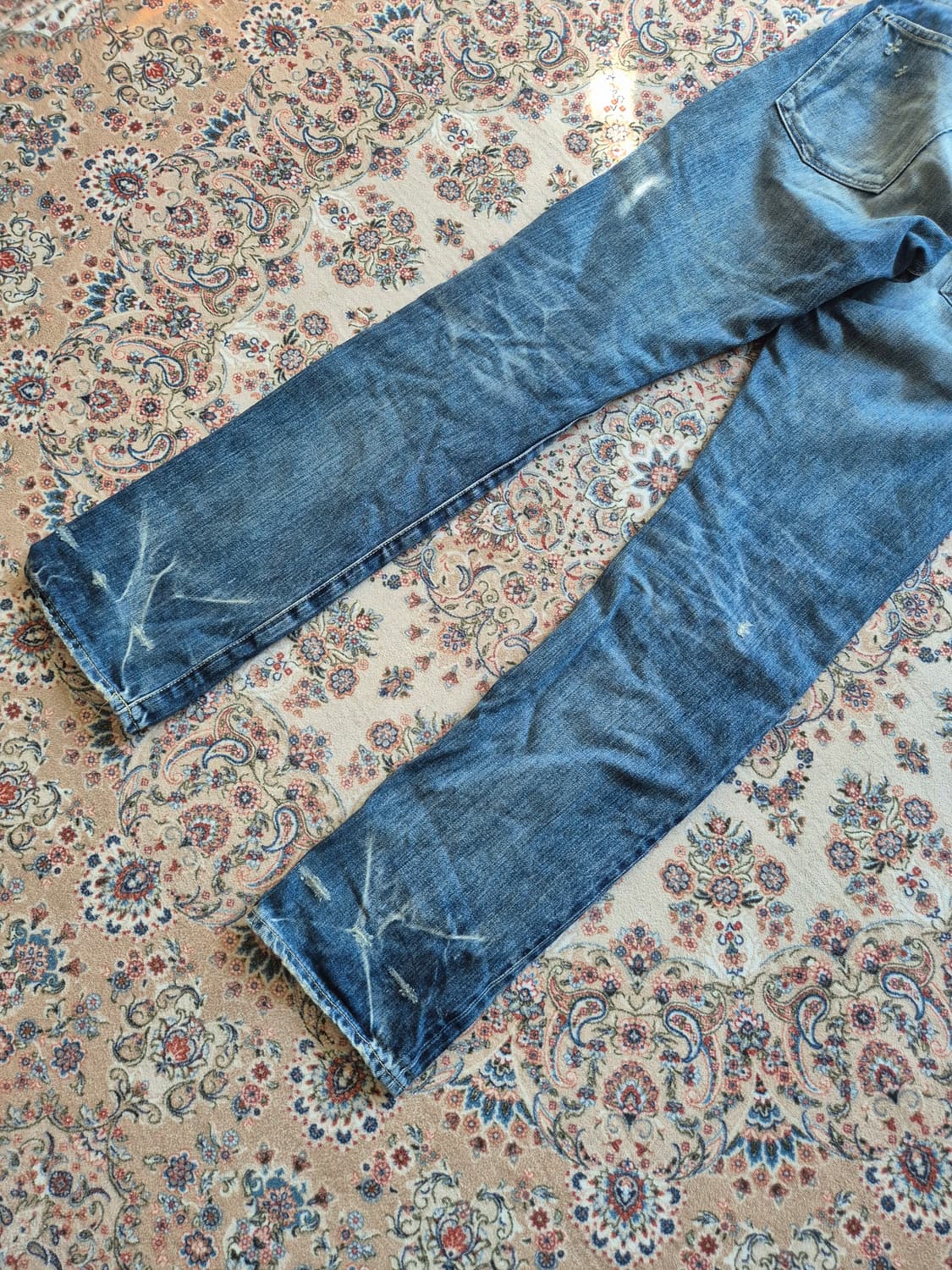 히스테릭 글래머 셀비지 워싱 데님. 상품이미지4