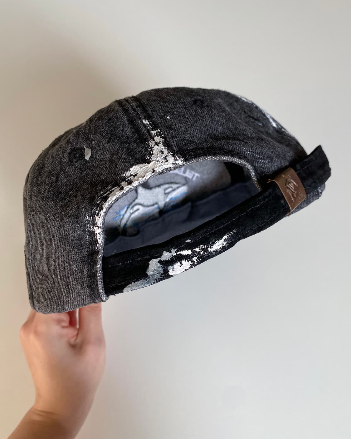 페인팅 투톤 빈티지 볼캡 모자 B 상품이미지8