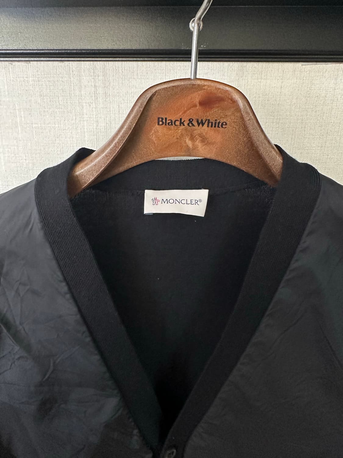 몽클레어 블랙 니트 가디건 L(95-100) 상품이미지3