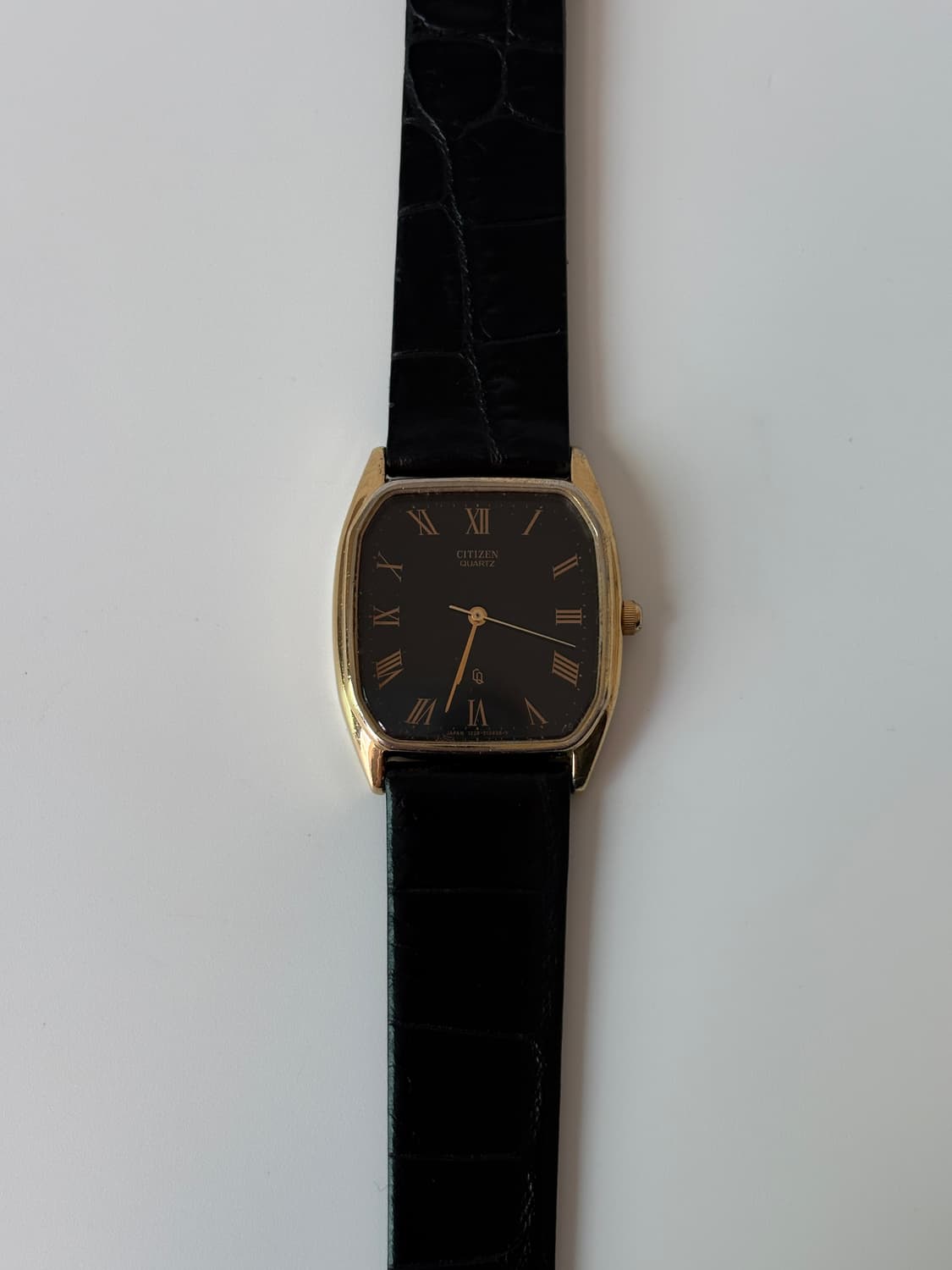 1980s CQ Roman Gold Square Quartz 상품이미지2