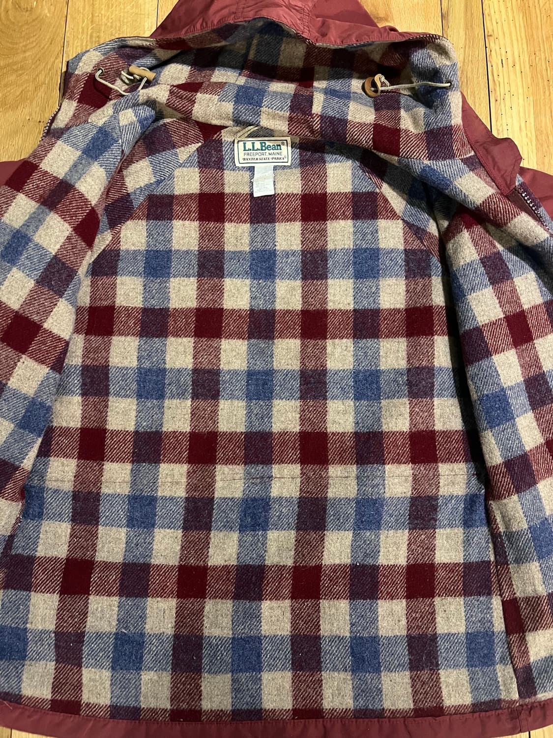 빈티지엘엘빈울플란넬안감점퍼(미국생산) 상품이미지3