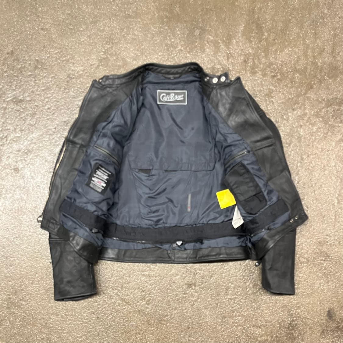 Cafe racer 가죽 라이더 자켓 (100) 상품이미지6