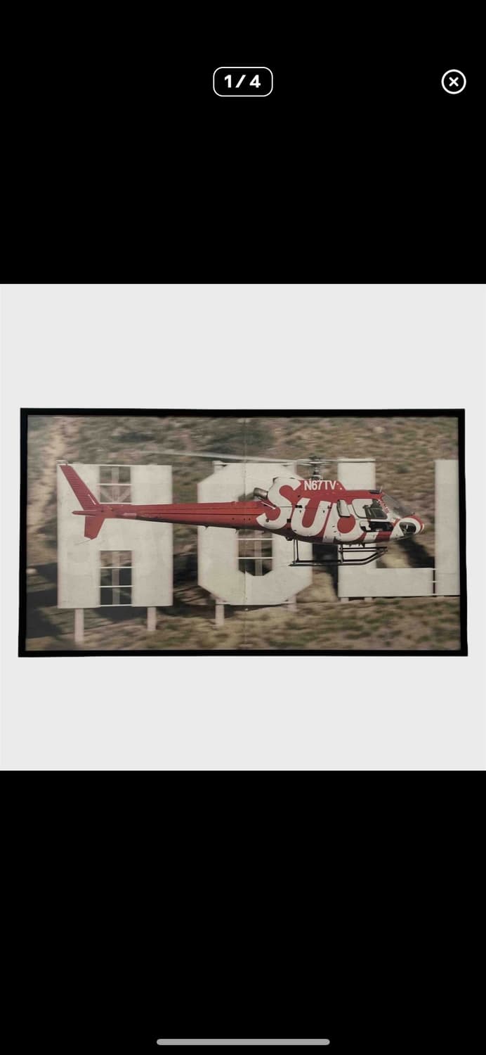 Supreme 슈프림 포스터 정품 (액자포함) 상품이미지1