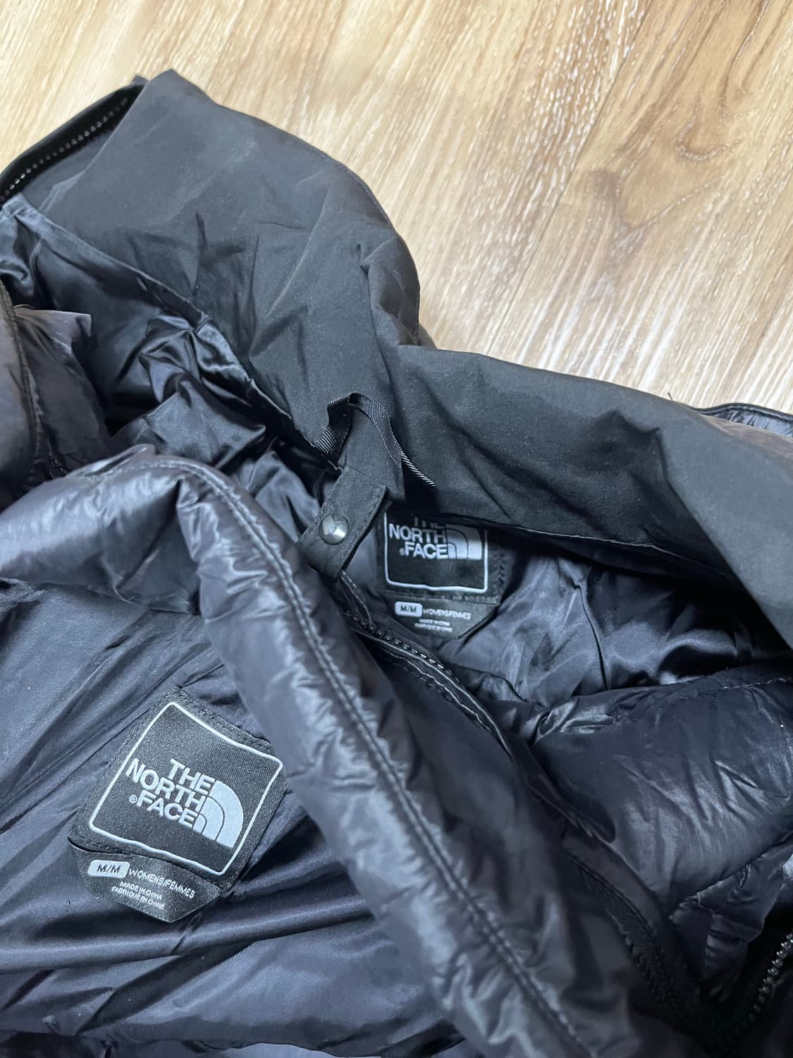 노스페이스 하이벤트 3 in1 구스다운 롱패딩 M 우먼스 상품이미지2