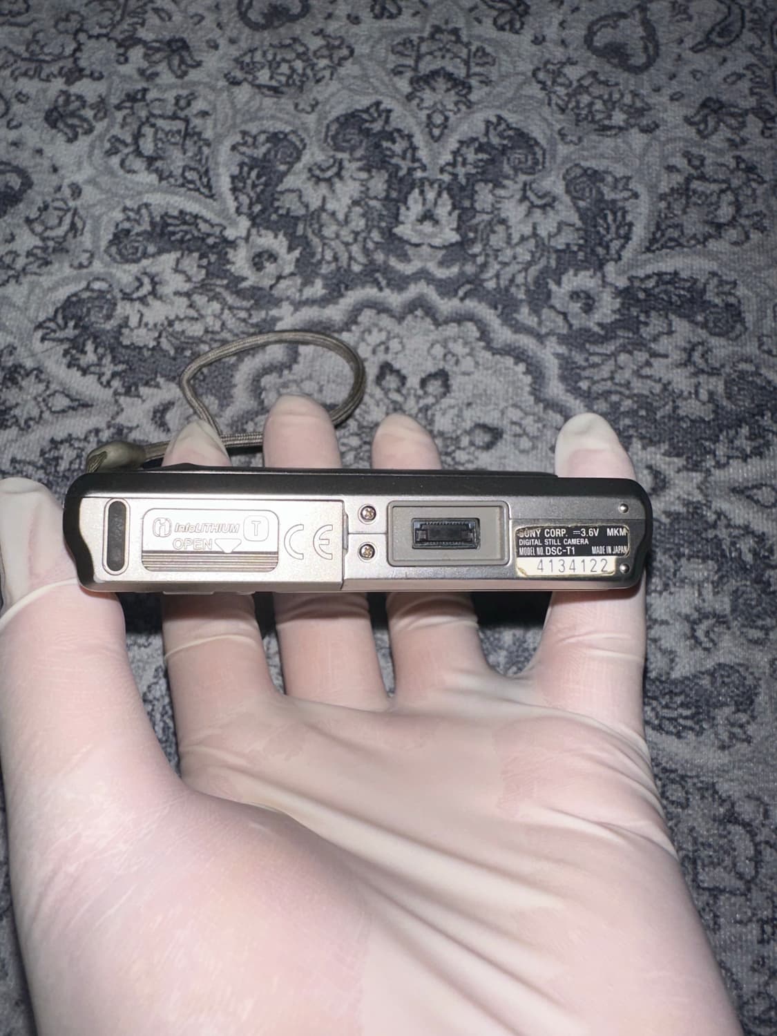 (민트급)(배터리 2개)소니 사이버샷 dsc-t1 빈티지 디지털 카메라 상품이미지6