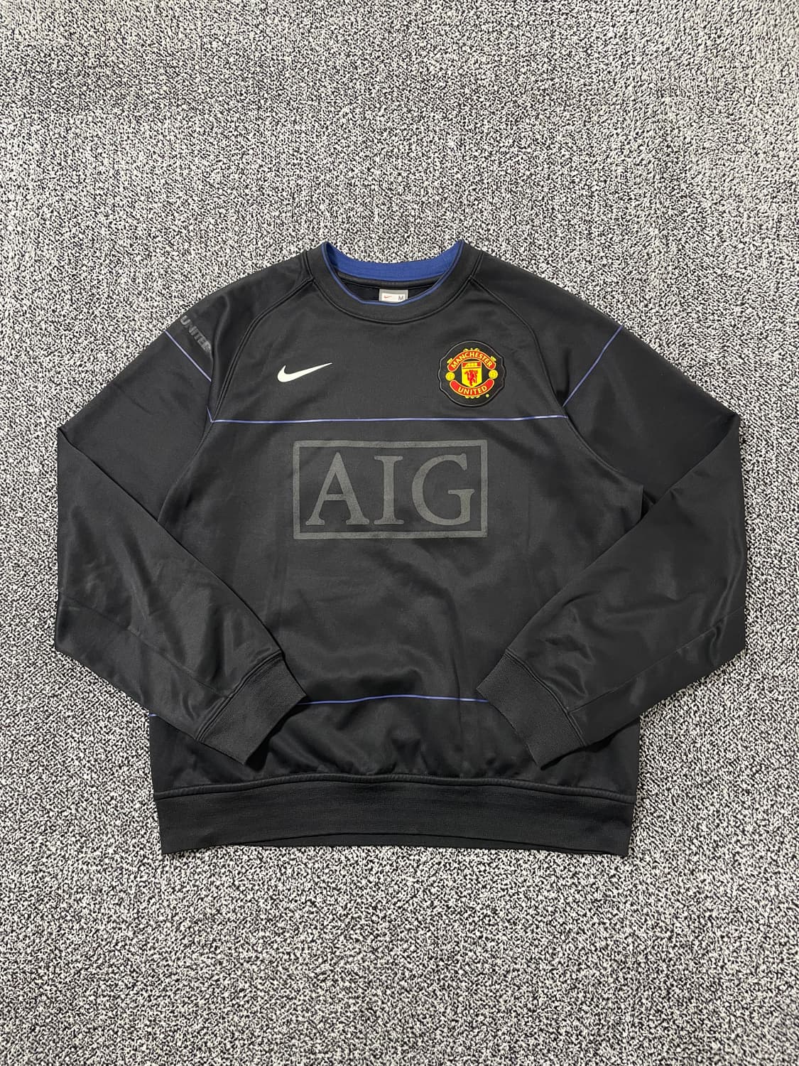 빈티지9. 나이키 맨체스터 유나이티드 맨유 08-09 트레이닝 슬리브 탑 상품이미지1