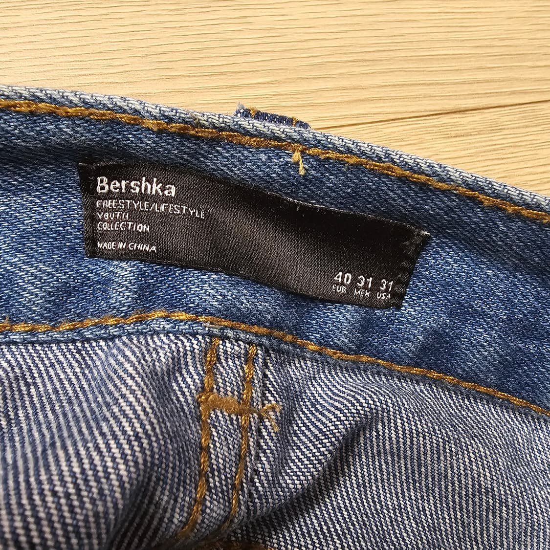 31 40 새제품) 버쉬카 사이드 라인 데님 청바지 남자 바지 상품이미지3