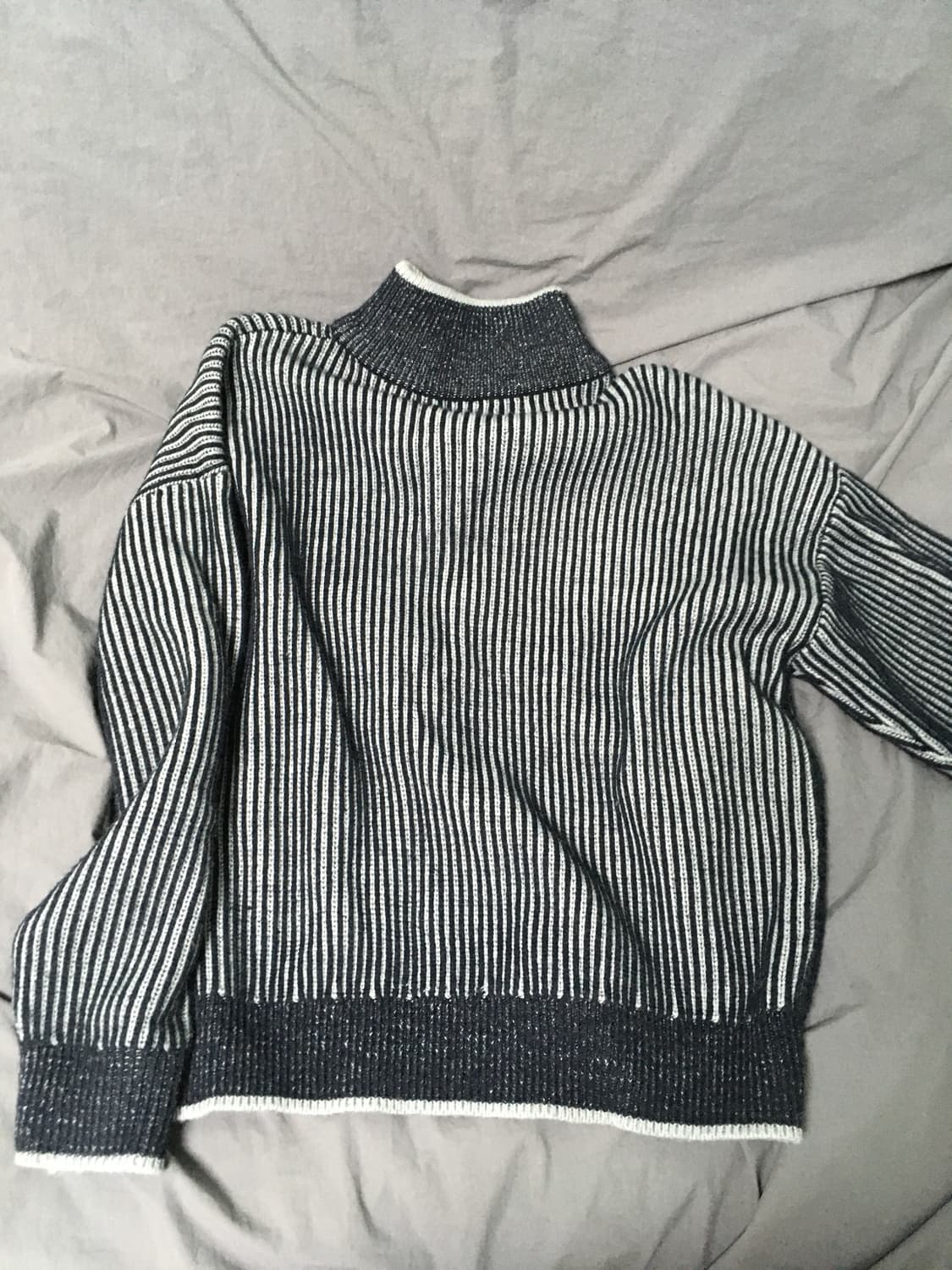 트릴리온 니트히프집업 상품이미지2