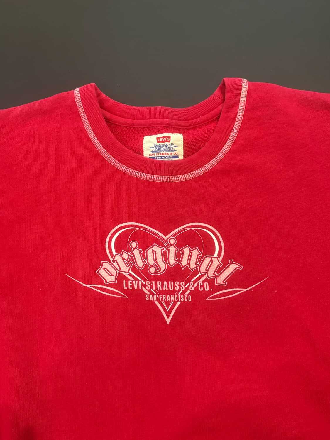00s 리바이스 하트그래픽 맨투맨 95 상품이미지3