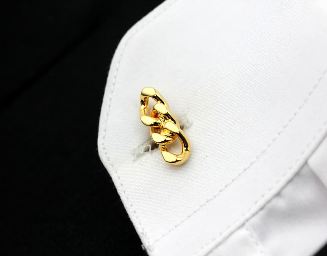 디올 A+등급 5.5cm 체인 남자 명품 넥타이핀 커프스 세트 상품이미지10