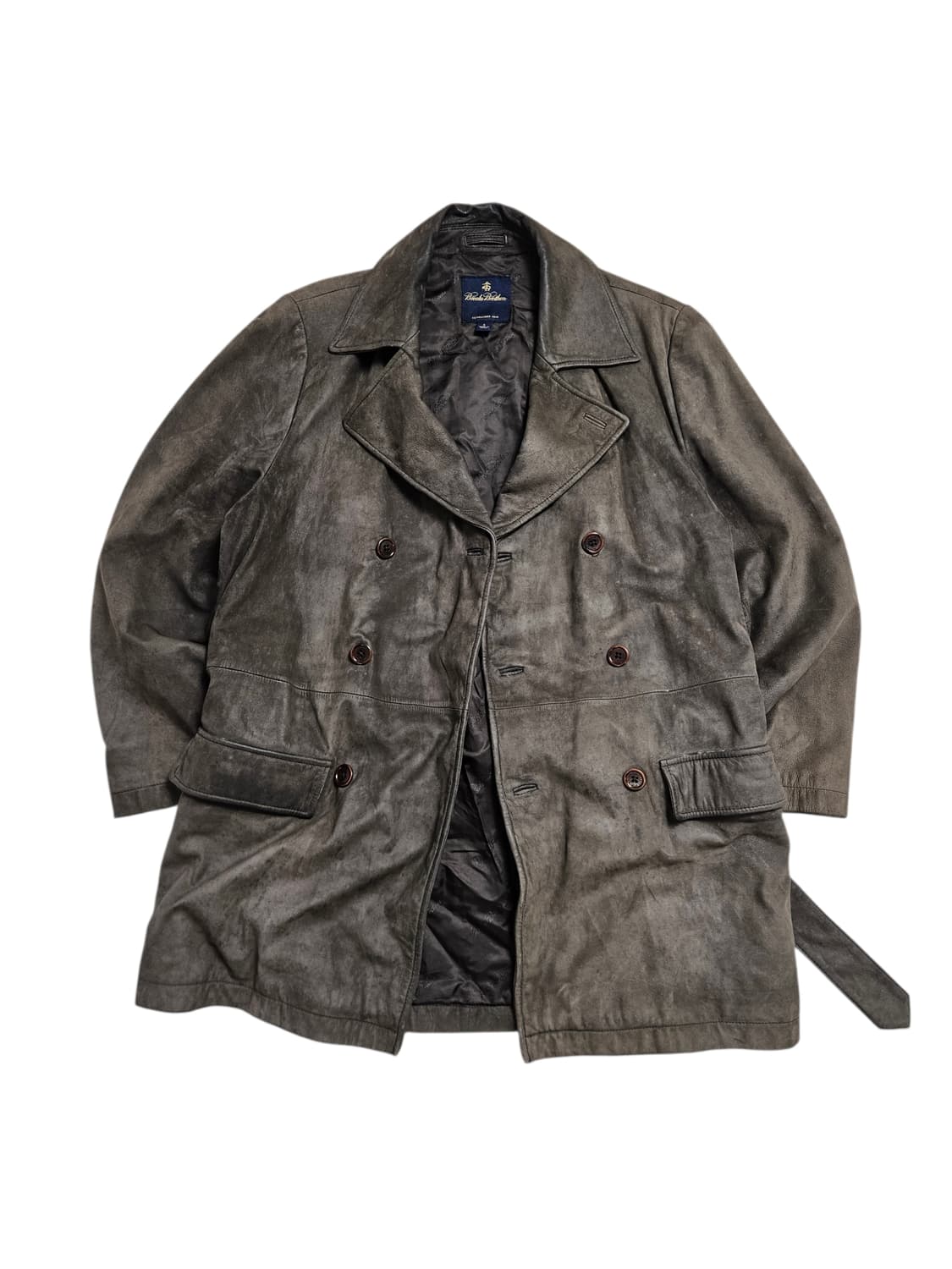 브룩스브라더스 스웨이드 트렌치 코트 상품이미지2