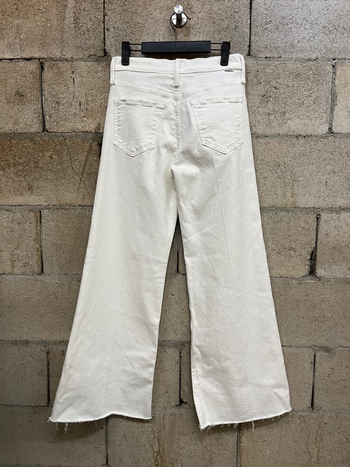 마더 화이트 코튼 팬츠 상품이미지8