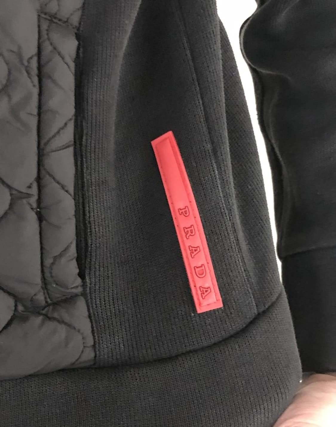 Prade black quilted zip up 상품이미지2