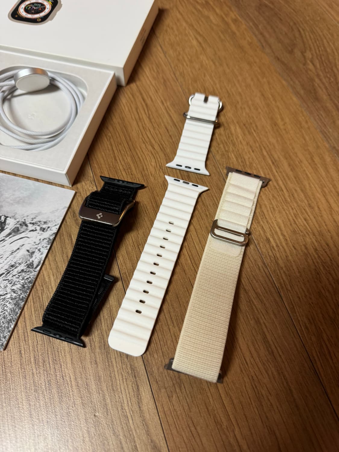 애플워치 울트라1 49mm 티타늄 셀룰러 풀박스 + 추가 스트랩 다수 상품이미지6