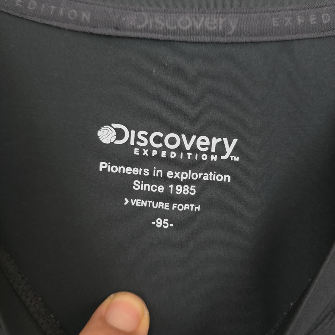 디스커버리 익스페디션 DISCOVERY 로고 반팔 티셔츠 블랙 L 상품이미지6