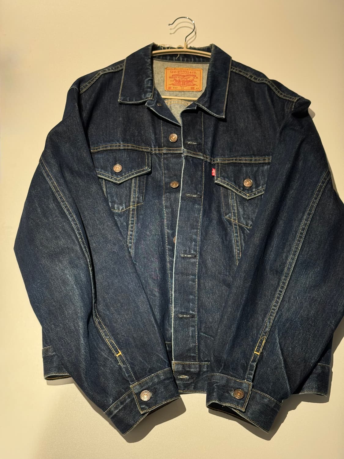 [48]리바이스 발렌시아 557XX 3세대 데님자켓 지쟌 상품이미지1