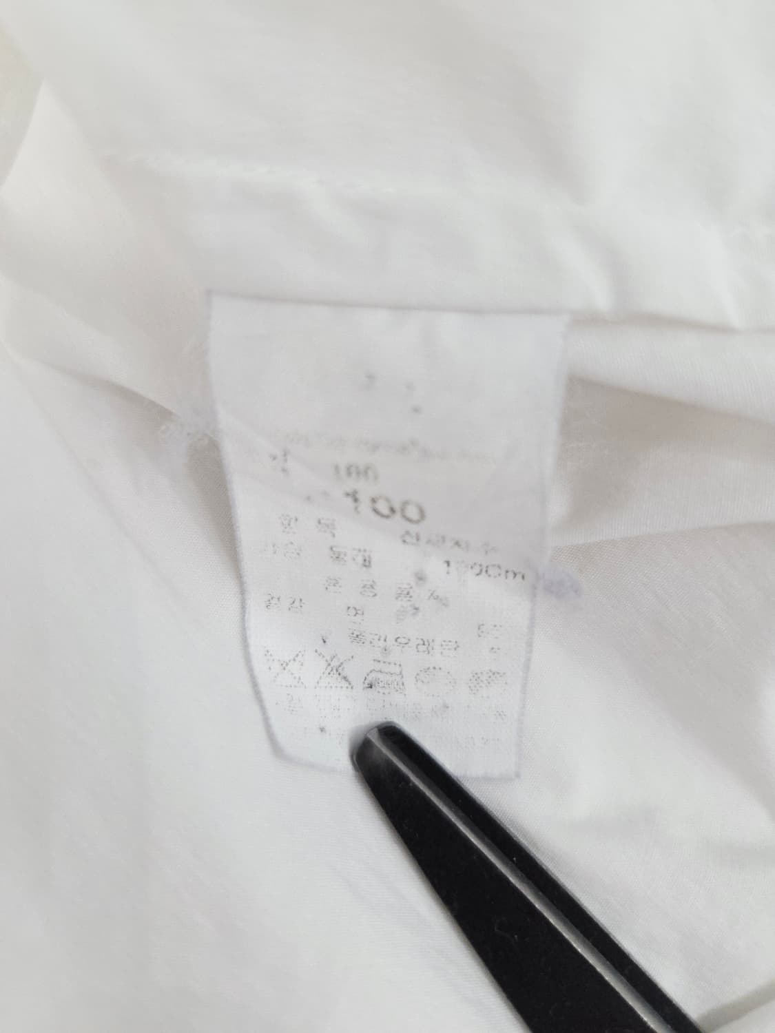 TIME 타임 브이넥 스냅 화이트 셔츠 상품이미지7