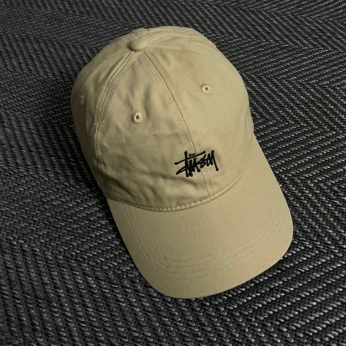 스투시 스탁 로고 베이지 볼캡y 3699 상품이미지1