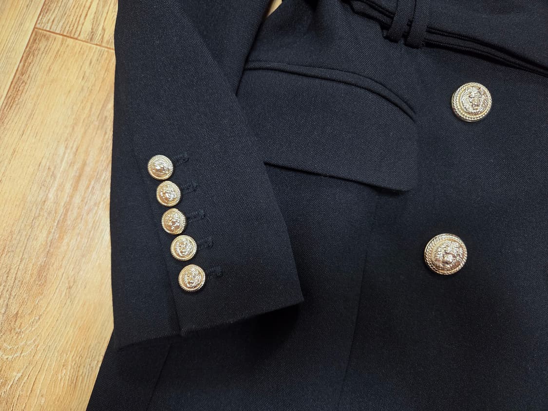 발* B벨티드 더블버튼 자켓원피스 55 상품이미지8