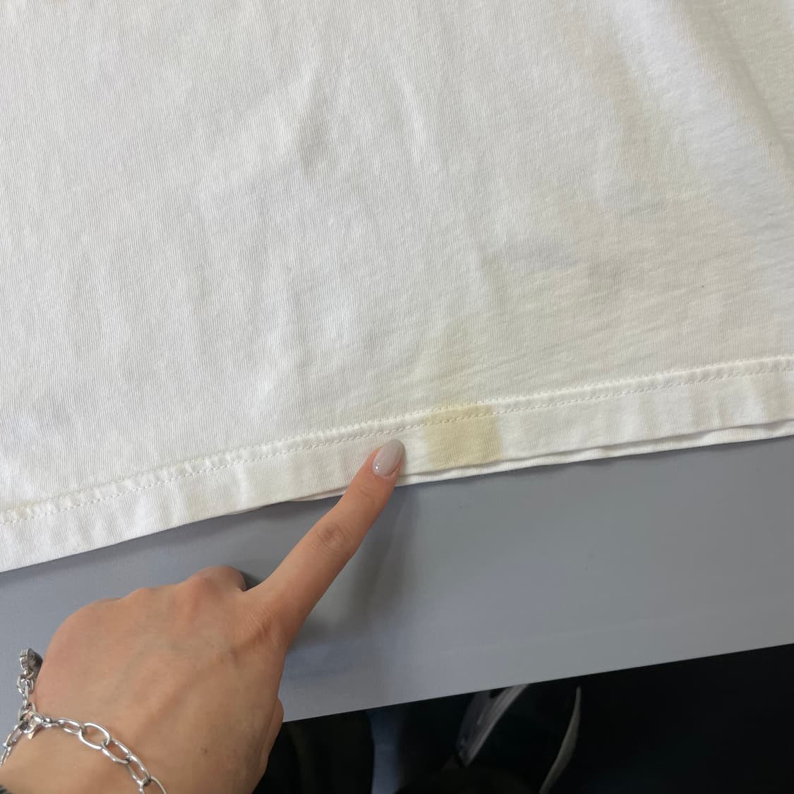 아디다스 화이트 삼선 사이드라인 반팔 3XL 상품이미지5