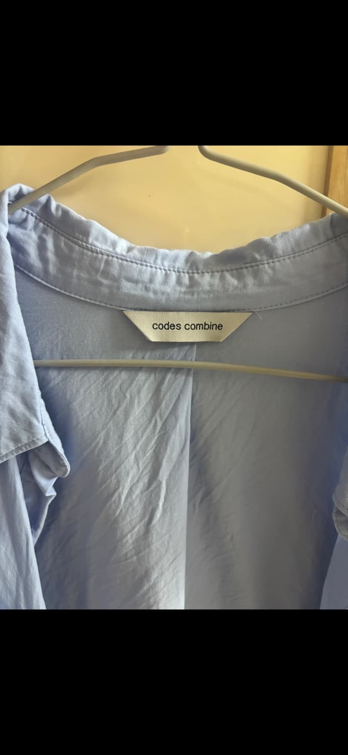 코데즈컴파인 크롭 셔츠 상품이미지2