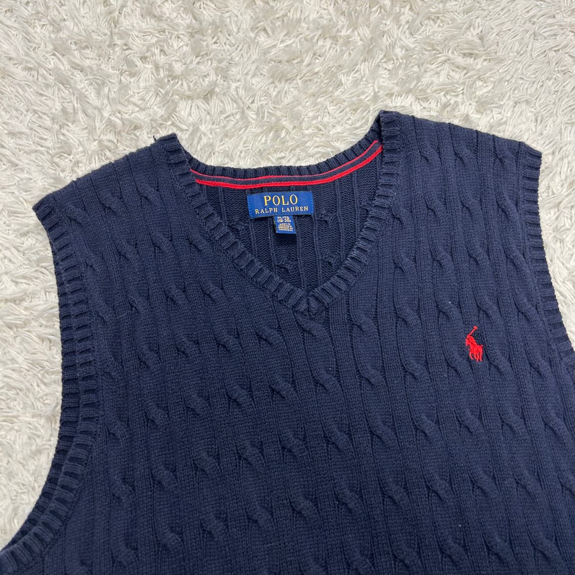 Polo Ralph Lauren cable knit vest 상품이미지4