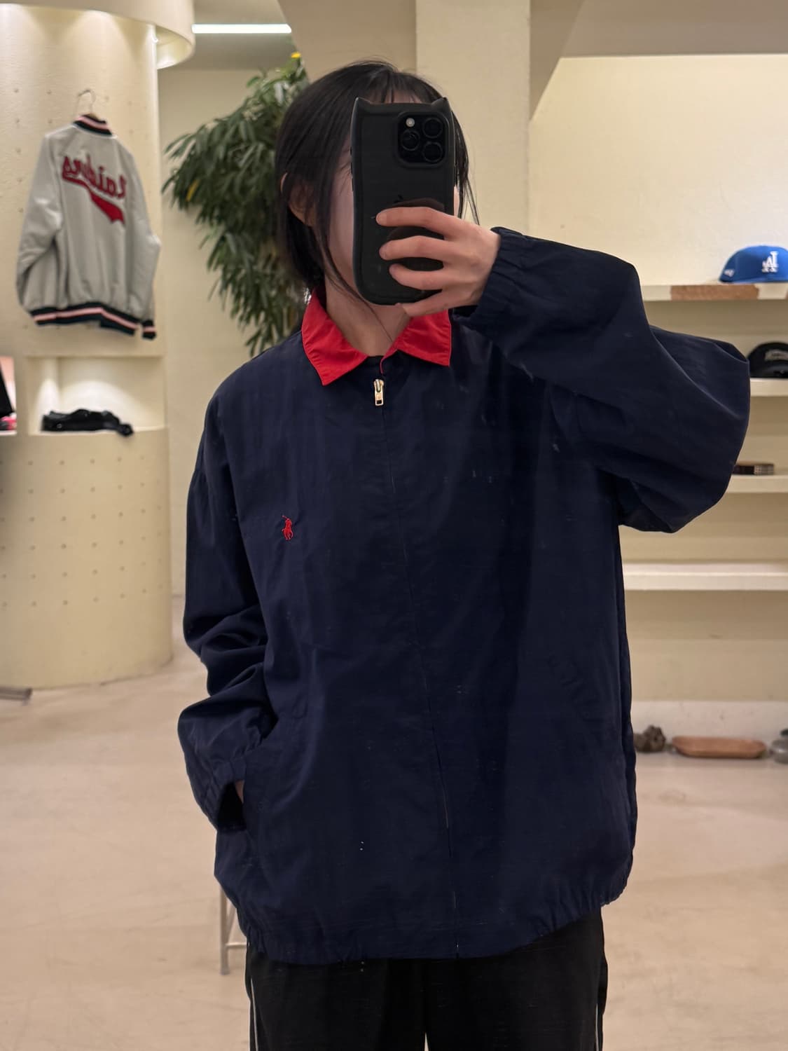 폴로 랄프로렌 포니 로고 나일론 스윙톱 자켓 U45 상품이미지1