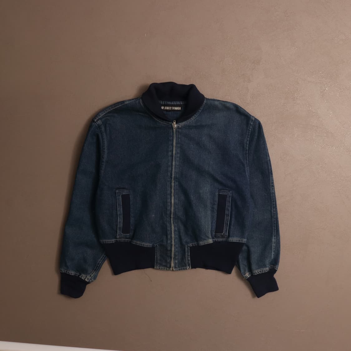 90'S 일본빈티지 데님 크롭 봄버자켓 A1363 상품이미지2