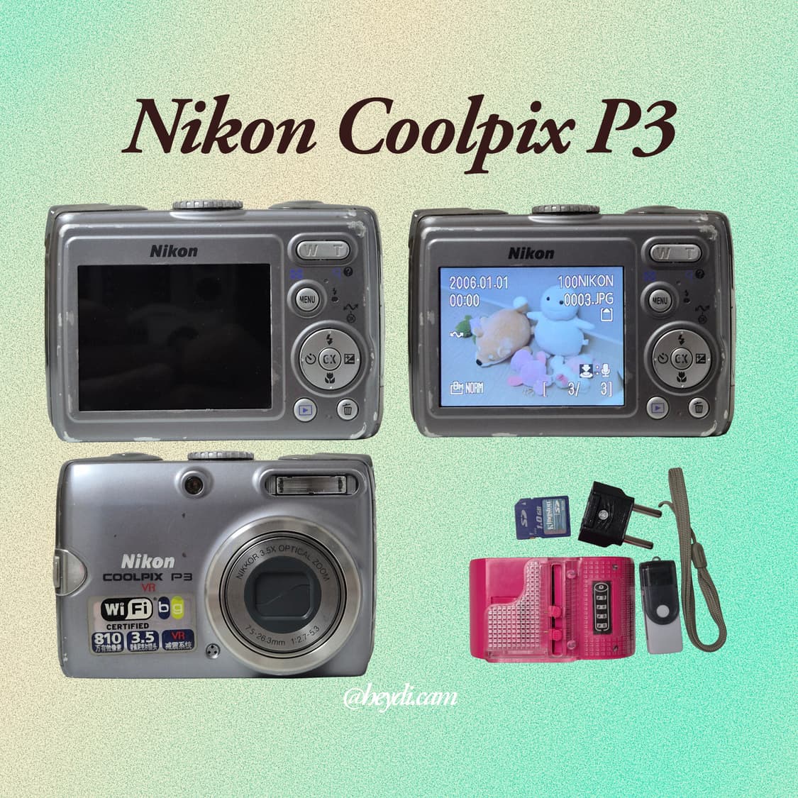 [한글판] 니콘 쿨픽스 NIKON COOLPIX P3 상품이미지2